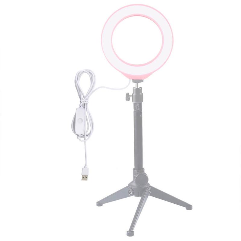 PULUZ 4.7 cala 12cm pierścień światła Rovtop USB doprowadziło aparat fotograficzny Selfie pierścień światła dla IPhone telefon robić fotografii wideo