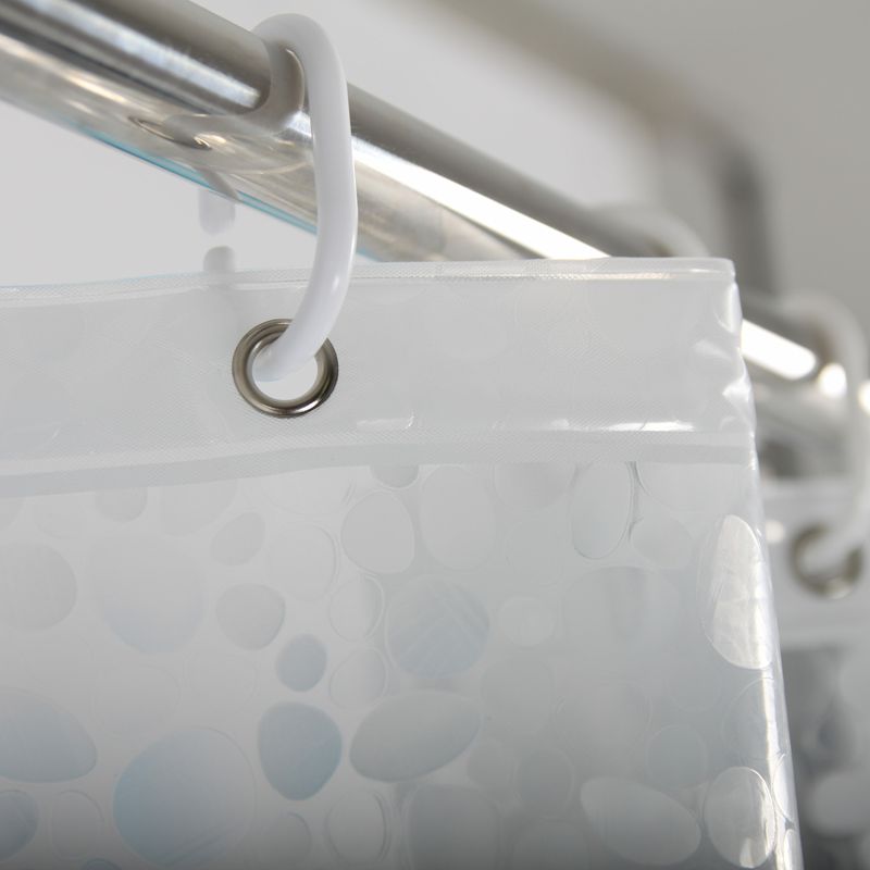 UFRIDAY Transparante EVA Douchegordijn 3D Steen Patroon Waterdicht Bad Gordijnen voor Gordijnen Badkamer Bling Bad Schermen