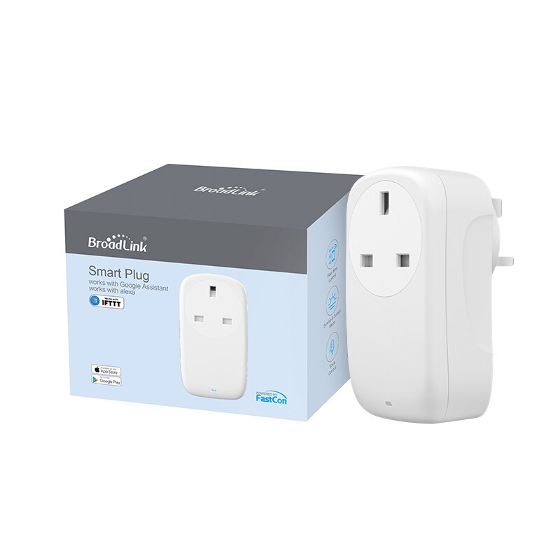 Broadlink SP4 Wifi Smart Plug Socket Werkt Met Alexa, Google Thuis, Siri, Ifttt: UK wifi plug