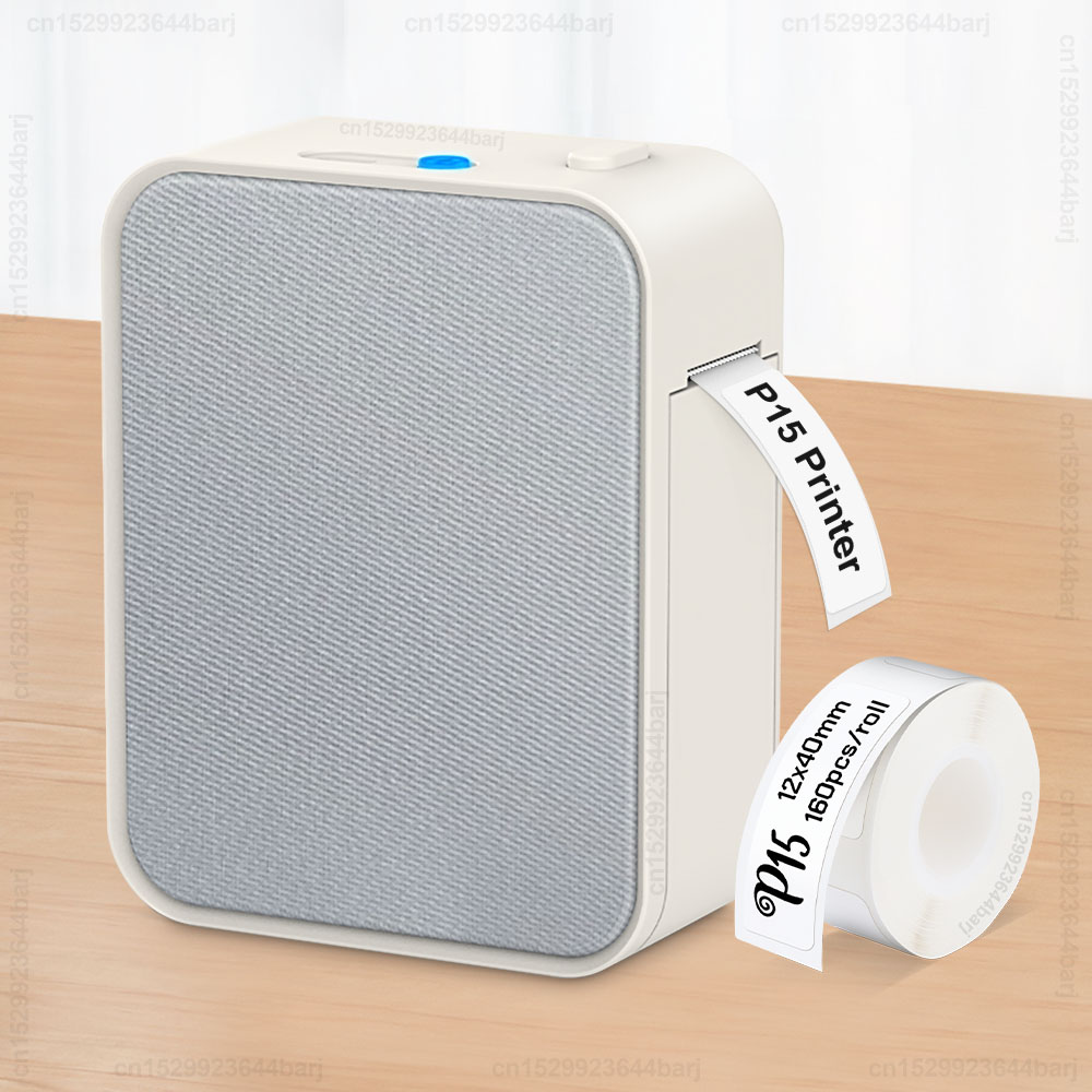 P15 Mini Label Maker Similar as D11 D110 D101 Marklife P15 Thermal Label Printer Handheld Sticker Machine DIY Self-adhesive Tape: green
