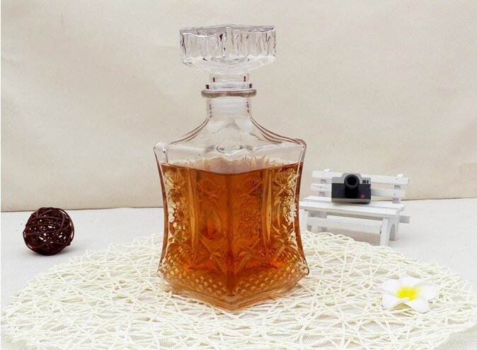 1 ST 500 ml 800 ml Wijn Whisky Fles Kristal Wijn Glas Fles Wodka Jar Jug Wijn Decanter Bar Tool JR 1091