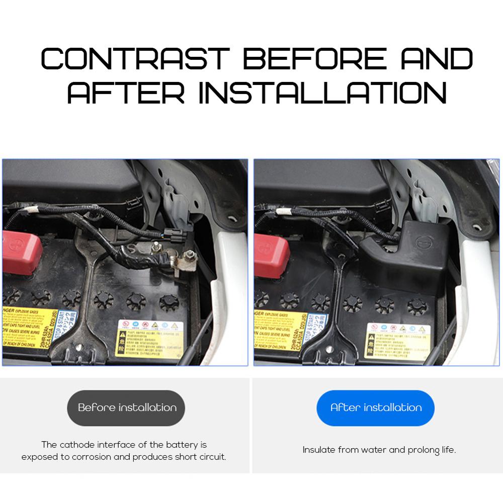Non-flammable ABS Negative Power Batteries Cover Battery Protection Covers for Hyundai Creta Ix25 - Dec-31