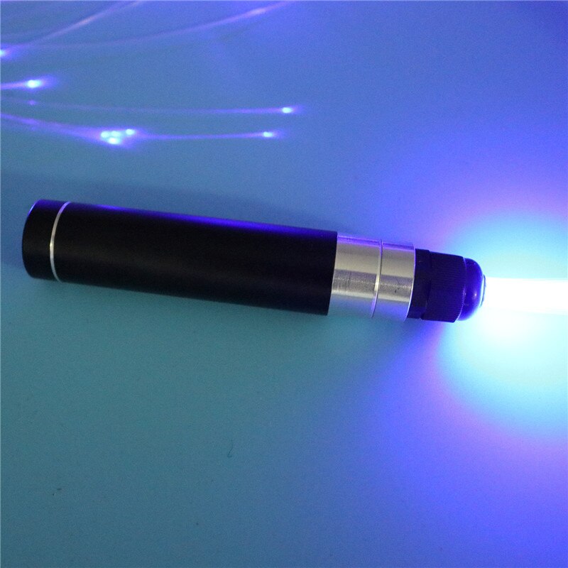 LED Licht Optik Fiber Lichter 17,8 m 3 Modi Fiber Optik Peitsche LED Beleuchtung Lange Lampe Lebensdauer Beleuchtung tanzen Hand seil Licht