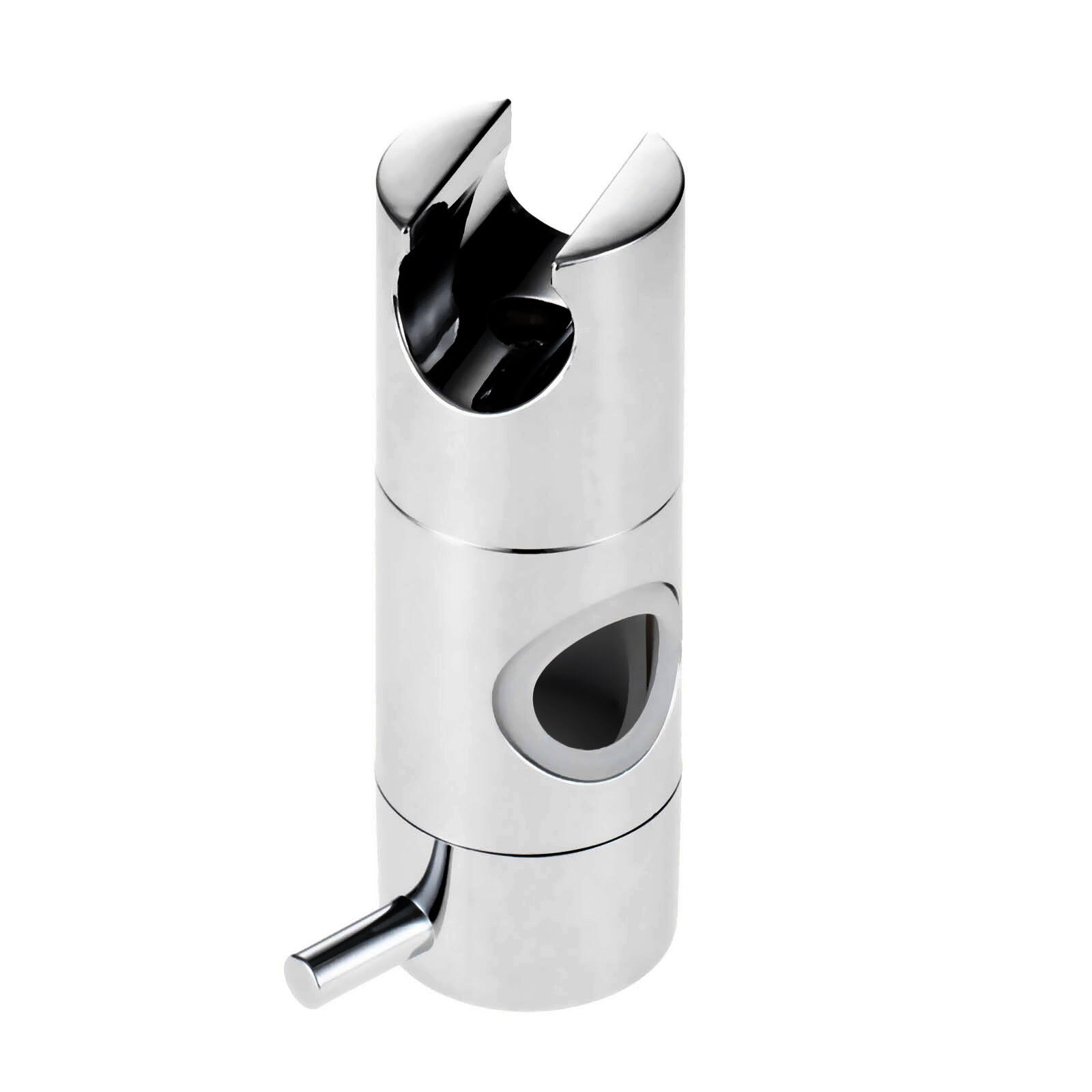 Hand Held Shower Head Holder For 22mm 25mm Tube Shower Rail Bracket Slider Bar Adjustable Sprayer Holder Shower Rod Replacement: 22MM