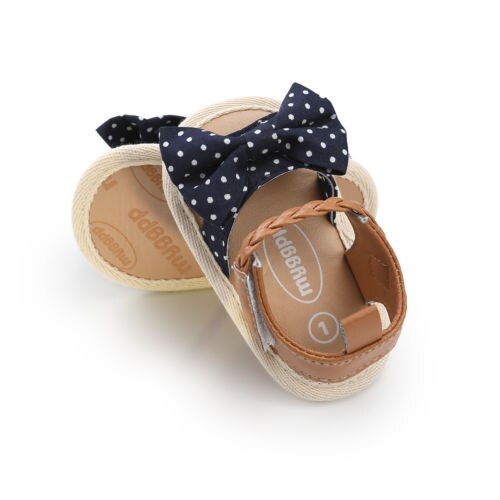 Cute Summer Infant Baby Girls Sandals Toddler Shoes Lace Bow Pricness Casual Single Shoes Baby Girls Summer Shoes