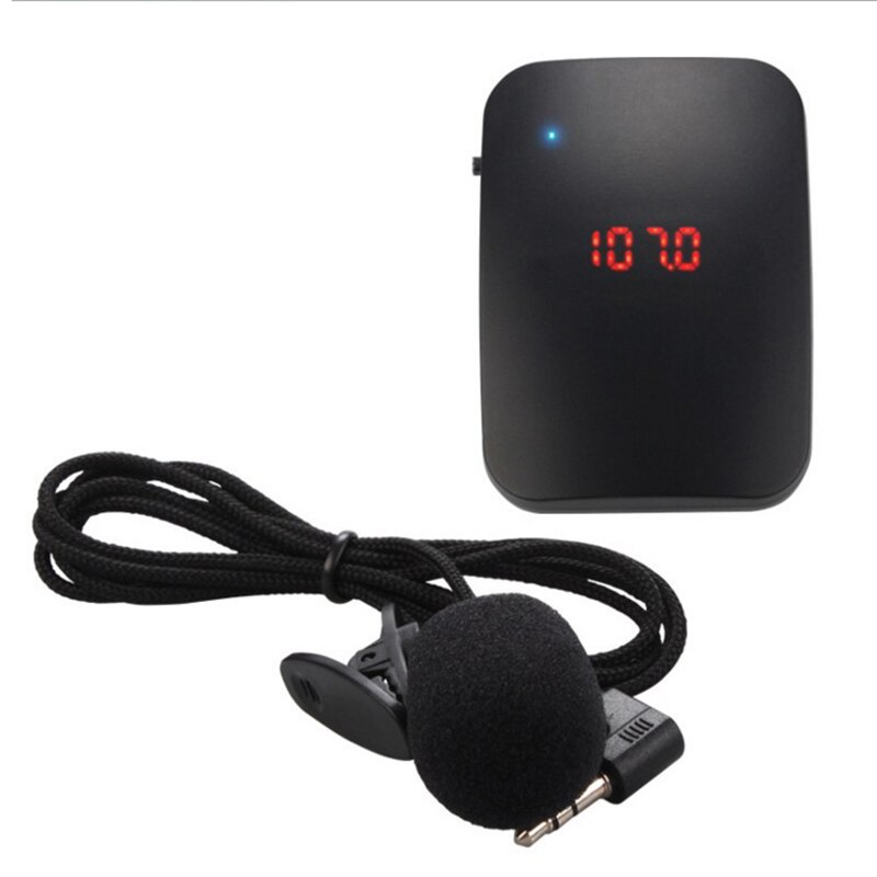 Headband Microphone Clip-On Microphone Hands-Free Microphone Kit FM Wireless Transmitter Speaker For Teacher Guidance