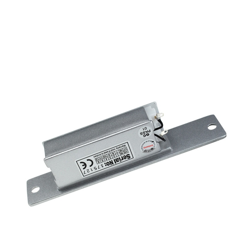 Fejlsikker / sikker elektrisk strejklås dør elektronisk lås normalt lukket / åben nc /no 12v smal type til adgangskontrolsystem