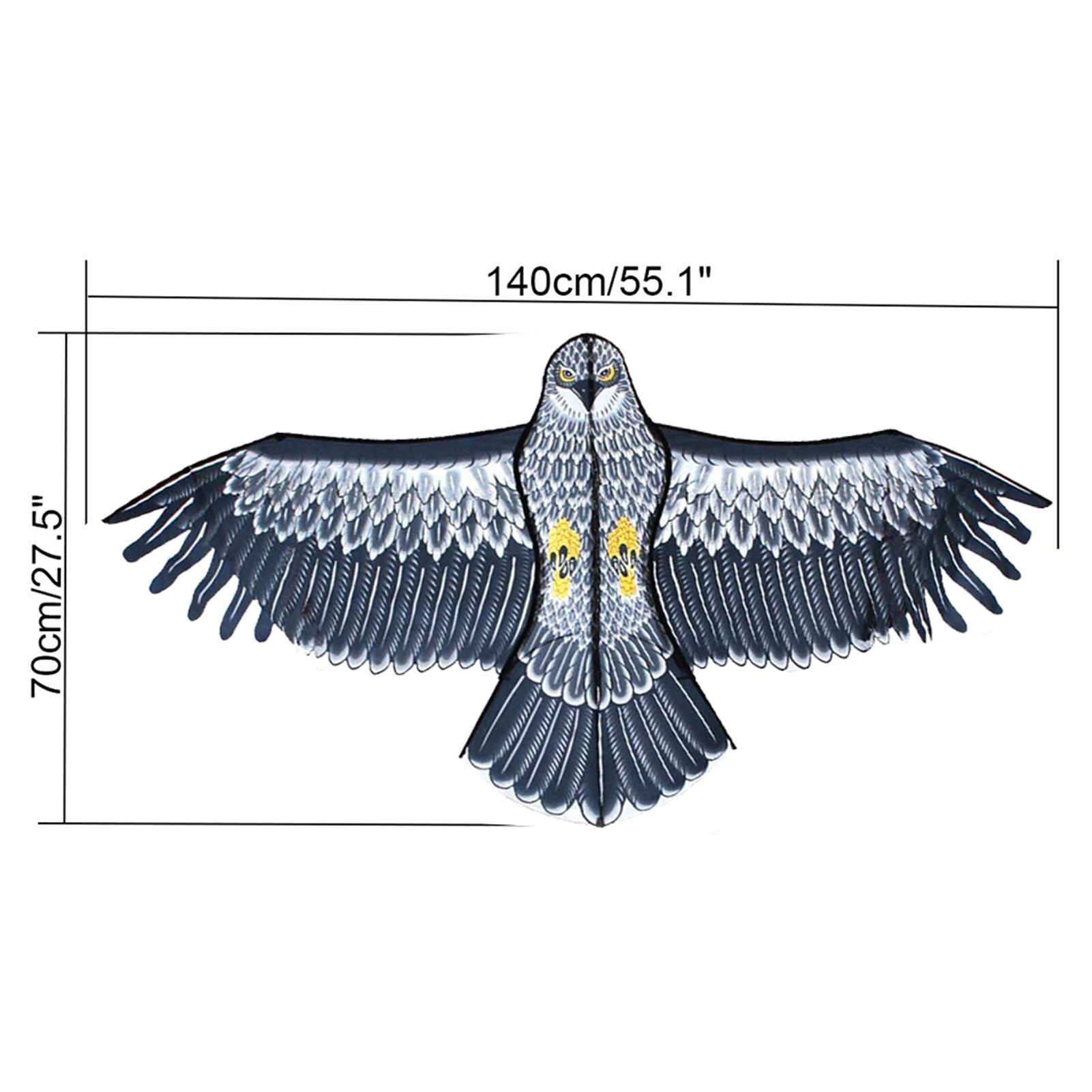 Uil Vogel Afstotende Kite Emulatie Vliegende Drive Vogel Kite Met 2M Kite Lijn Licht Gewicht Vogel Vlieger Voor Tuin yard Farm