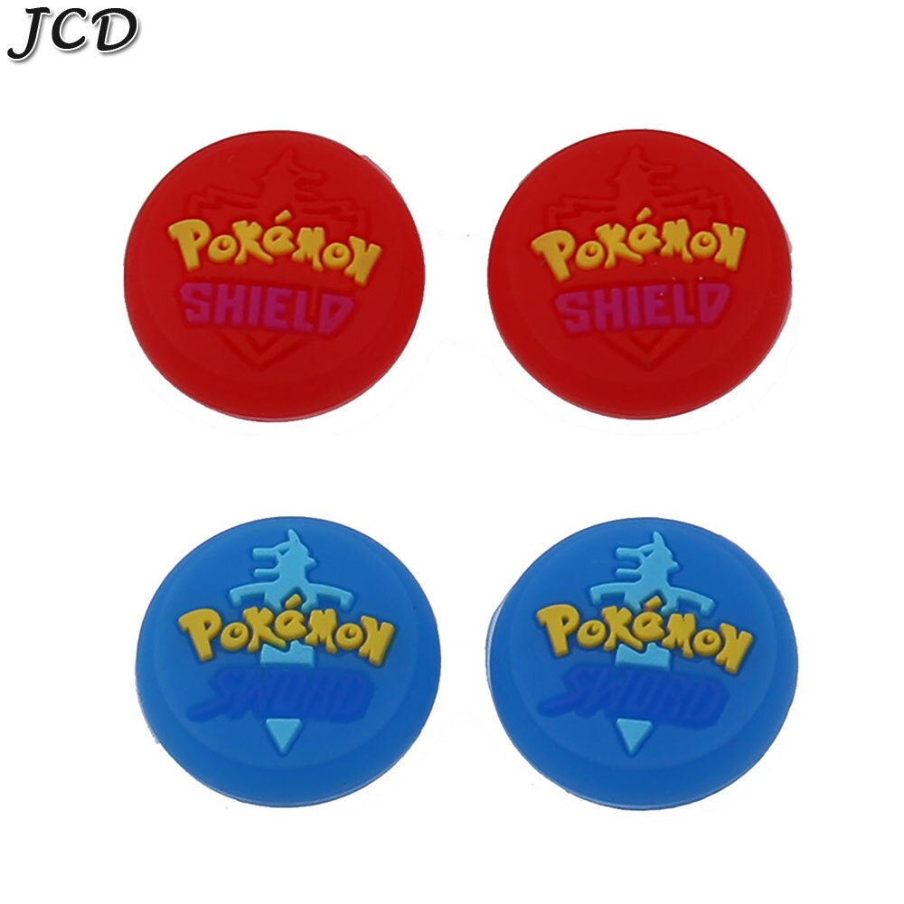 JCD 4pcs Silicone Caps For Nintend Switch NS Joy-Con Joystick Cover Thumb Stick Grip Cap For Joy con Controller Analog Stick Cap: 34 35 each 2pcs