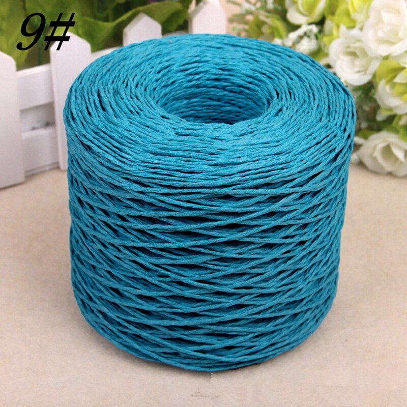 200 Yards Raffia Straw Rope Hat Yarn Paper Raffia Crochet Straw Yarn 2mm Organic TJM9110: Pattern 9