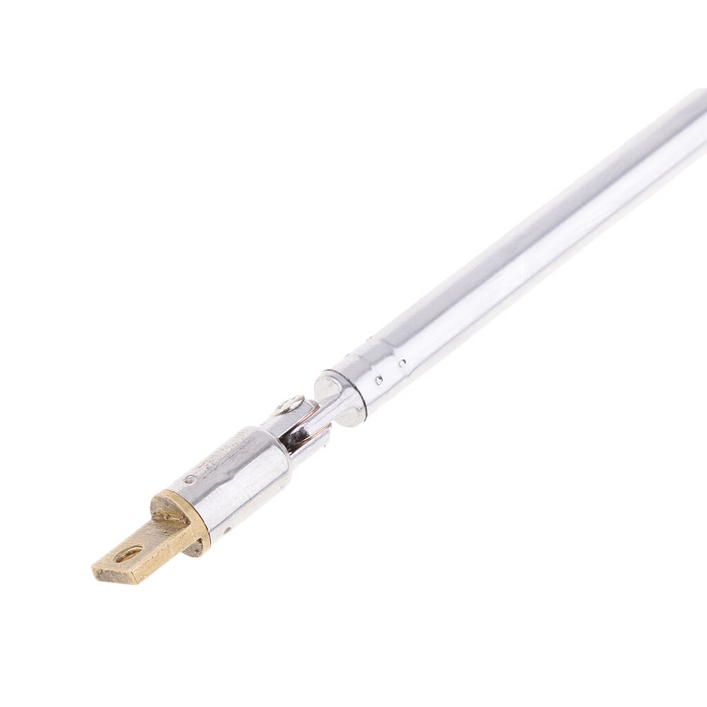 Antenne télescopique en acier inoxydable, remplacement pour radio FM, TV, AD, 6 spam, 50cm, 20"