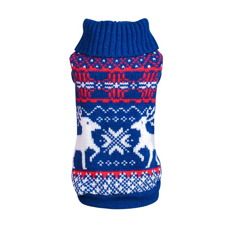 Huisdier Kleding Herfst Winter Warm Trui Hond Kerst Elanden Trui Honden Truien Kleding Warme Jas Cartoon Vrolijk Kerstfeest XS-XXL: L / S