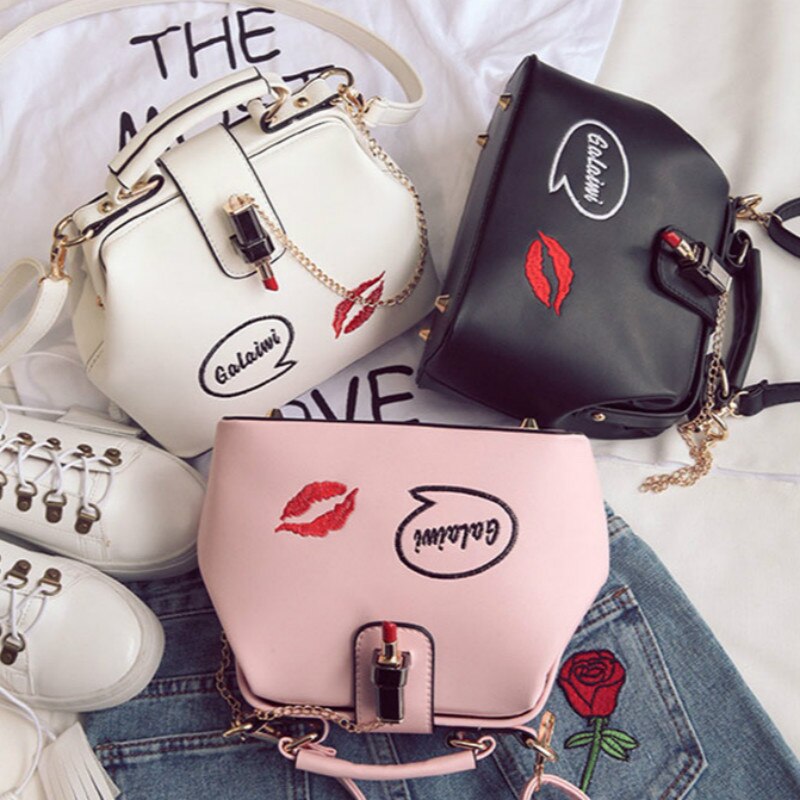 Sac À Main femme Nouvelle Sac À Main femmes Sac En Cuir Femme Messenger Sacs À Bandoulière Rouge À Lèvres décontracté Sacs À Bandoulière
