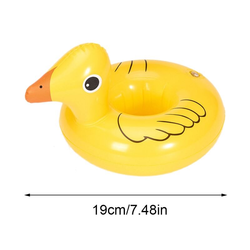 Gonfiabile Sottobicchiere Fungo Sedile ottavino Ombrello Supporto di Tazza di Tè Al Latte Galleggiante per Bambini di Acqua Giocattoli Da Spiaggia AXYA: 19 x 19 cm