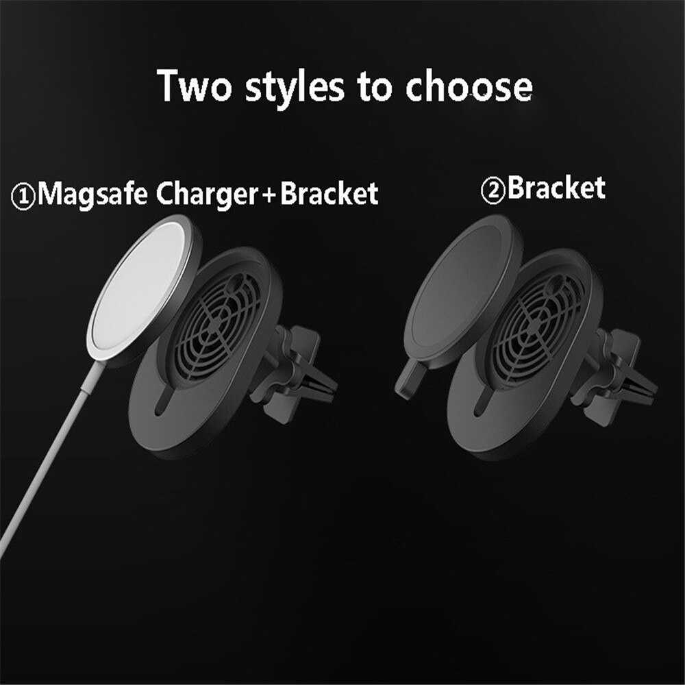 Magnetische Auto-oplader Voor Magsafe Iphone 12 12Pro 12Promax 12Mini Draadloze Magneet Opladen Station Cradle Vent Dashboard Houder