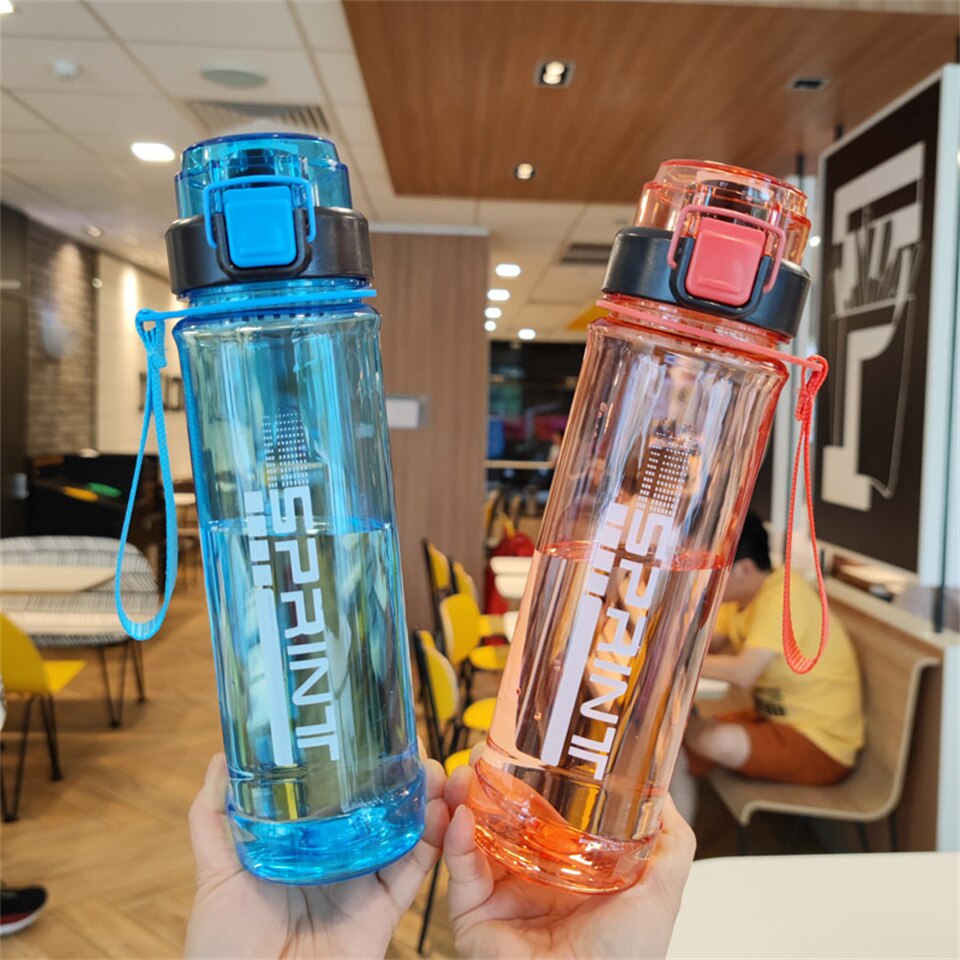 800Ml Drinkwater Fles Outdoor Reizen Sport Fitness Lekvrij Bpa Gratis Plastic Water Thee Cup Met Draagbare Touw En filter