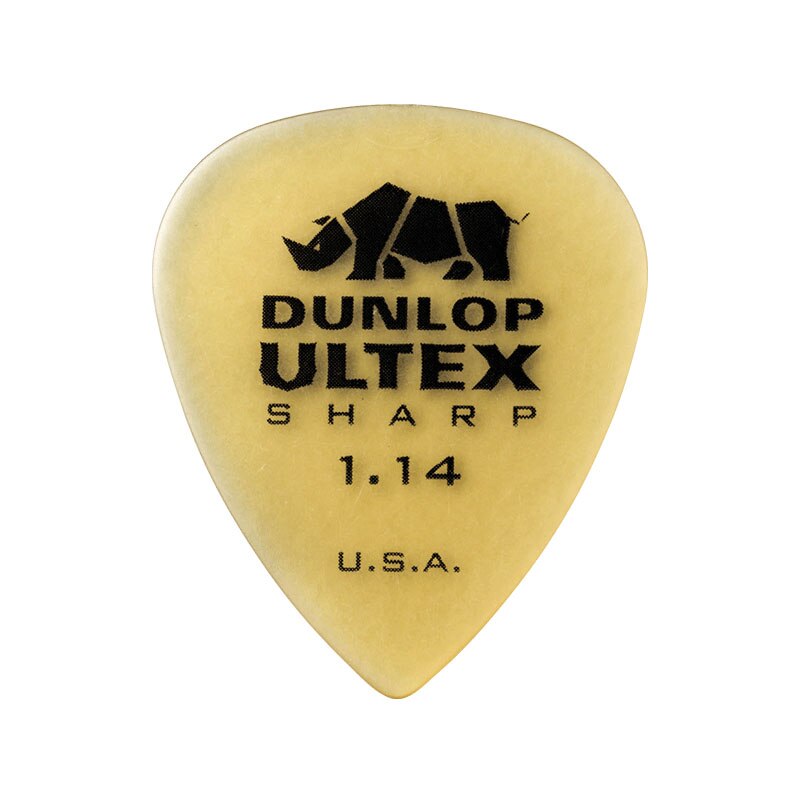 Dunlop Ultex Sharp Guitar Pick Plectrum Mediator 0.73mm-2.0mm Bass Mediator Acoustic Electric Classic Guitar Parts Guitar Picks: 1.14mm