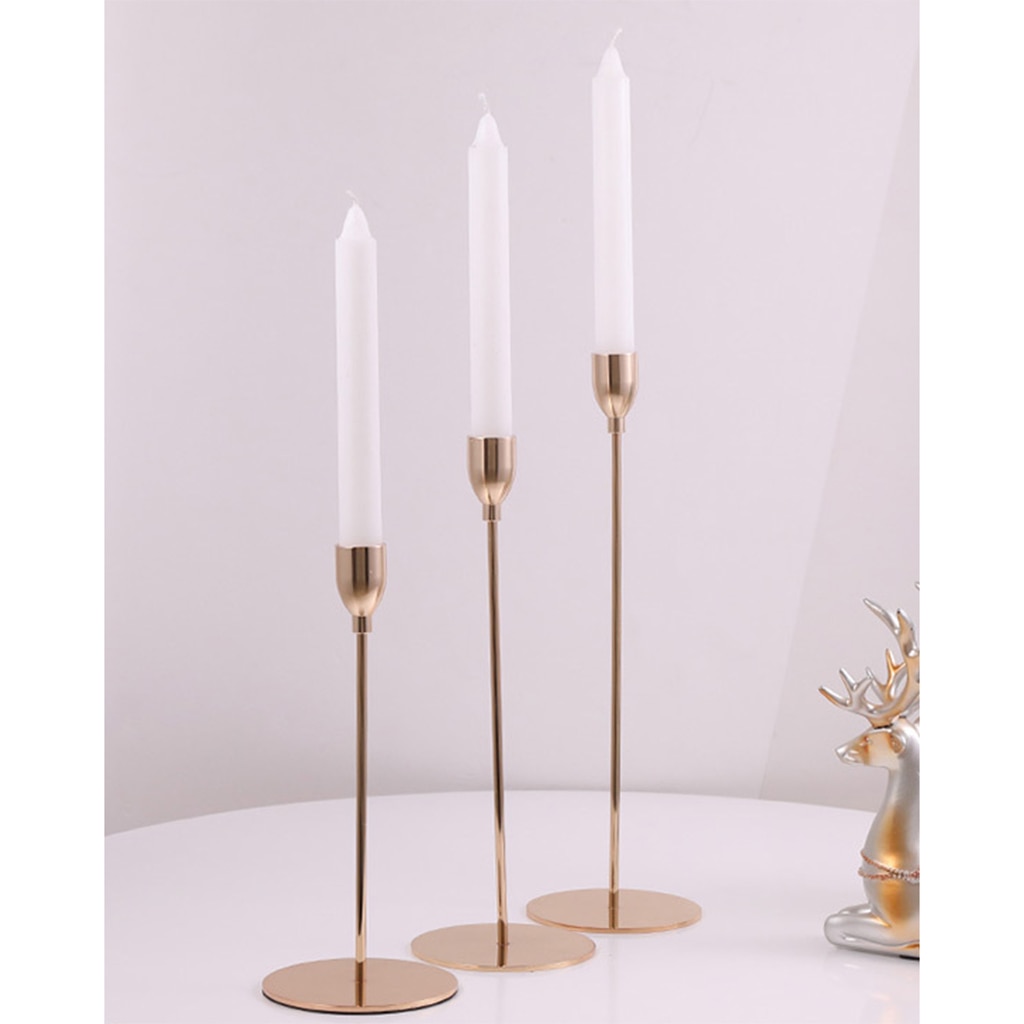 Candelabros de suelo alto, portavelas, decoración central para boda, uso de juego de velas de té