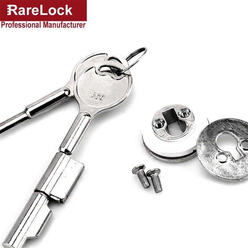 Glass Display Cabinet Lock Wine Cabinet Glass Furniture Lock Cupboard Wardrobe Rarelock MMS571 e