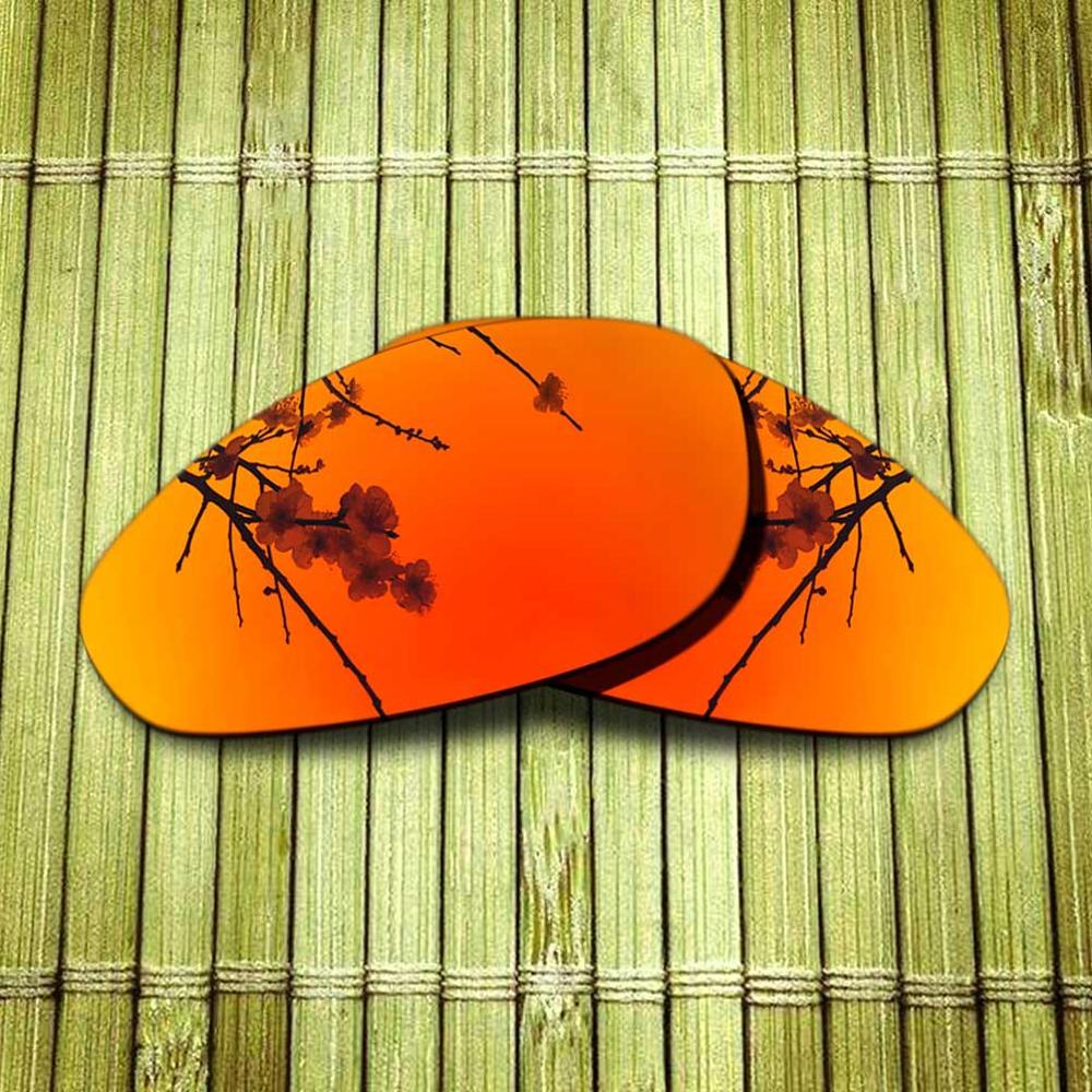 Polarized Replacement Lense For-Oakley Straight Jacket 1999 Sunglasses Frame True Color Mirrored Coating - Options: Fire Red