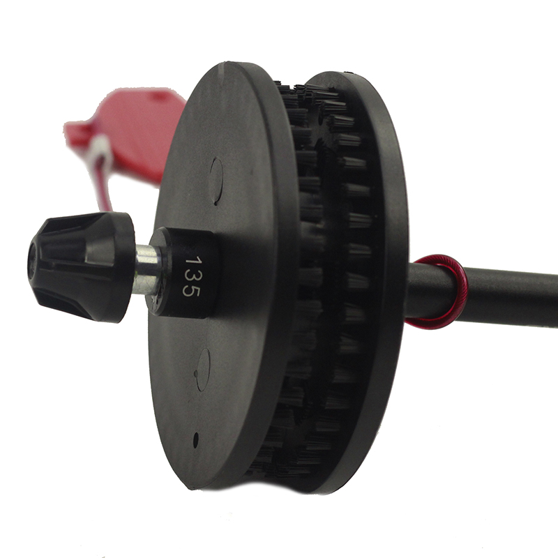 Fouriers Kettenhalter, Hakenreiniger, Bürste, Kettenaufhänger, M12, Steckachse, Schnellspanner, hintere hydraulische Bremse, Rahmenschutzhalter