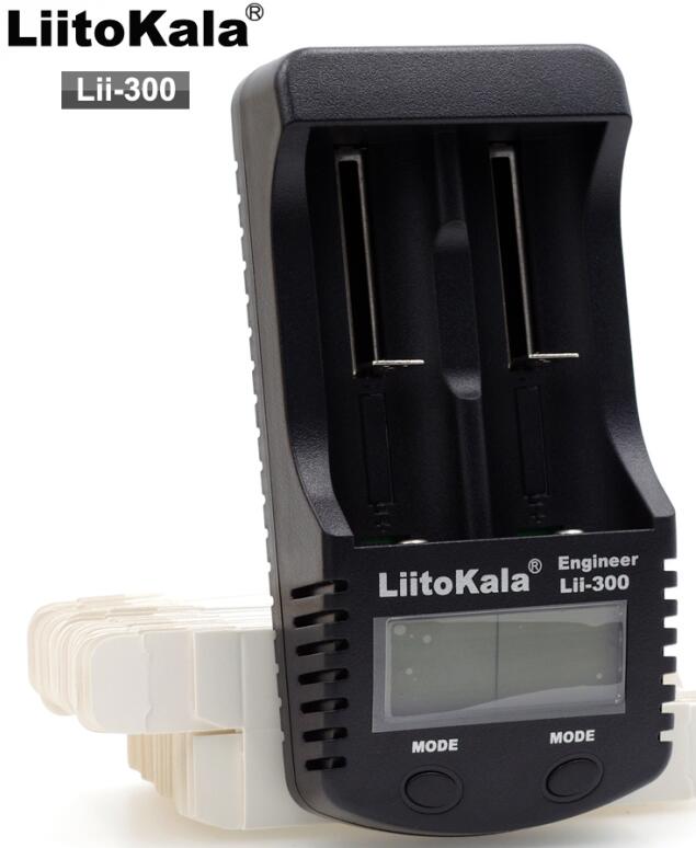 Liitokala lii-500 400 300 Lii-PD4 S1 LCD 3.7V 18650 26650 18500 18350 16340 17500 21700 20700 1.2V AA AAA Ni-MH Battery Charger: Lii-300 Only charger