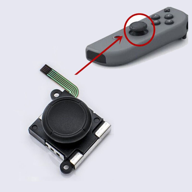 Analog joystick thumb stick greb hætte knap modul kontrol reservedel til nintend switch lite ns mini joy-con controller