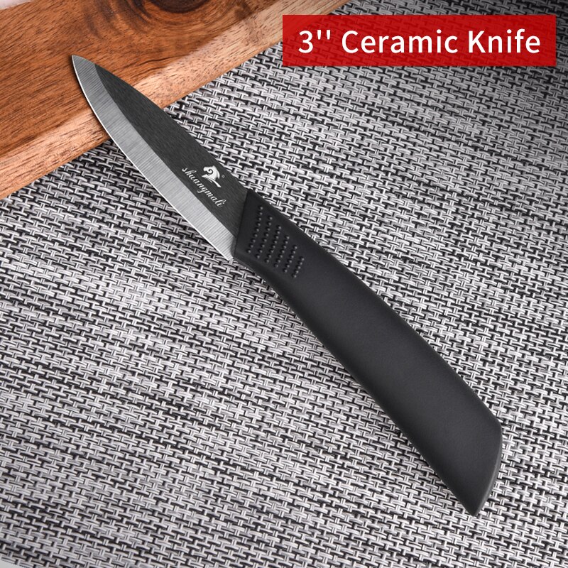 4 stk keramiske skæreknive sæt abs&tpr håndtag hjemmekøkken madlavning redskabskniv kødskræller frugtknive: 3 tommer