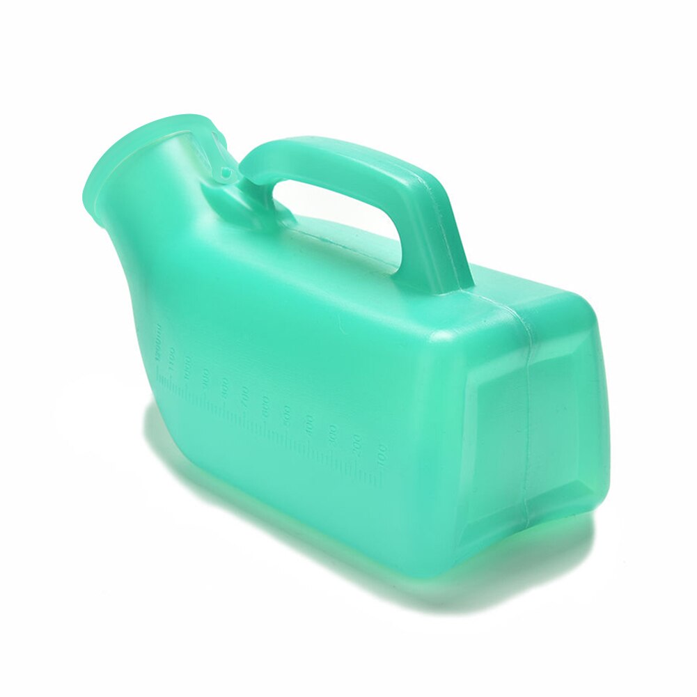 Skala utendørs menn urinal plast med lokk nødflaske toalettoppbevaring potte camping reise bærbart lekkasjesikkert håndtak