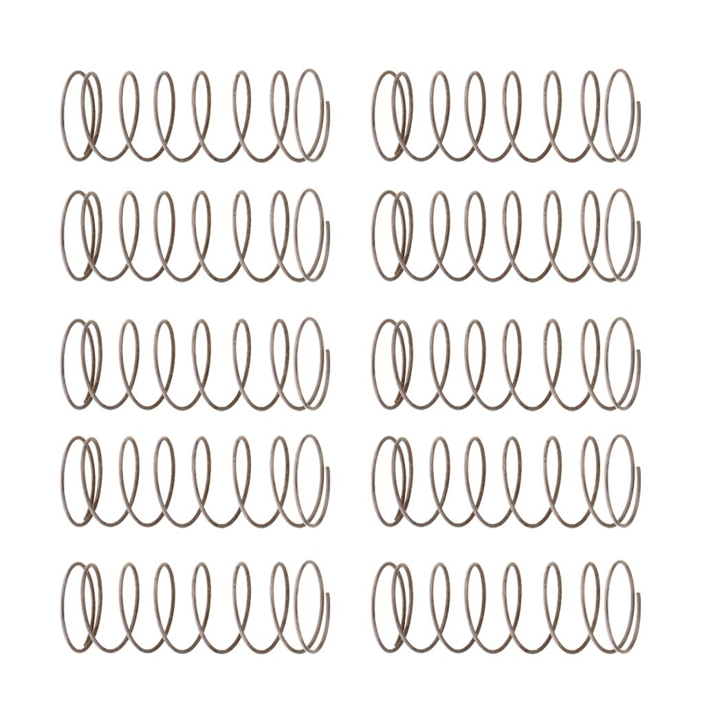 10 Pack Silver Metal Trombone Springs Voor Trombone Reparatie Onderdelen Accessoires