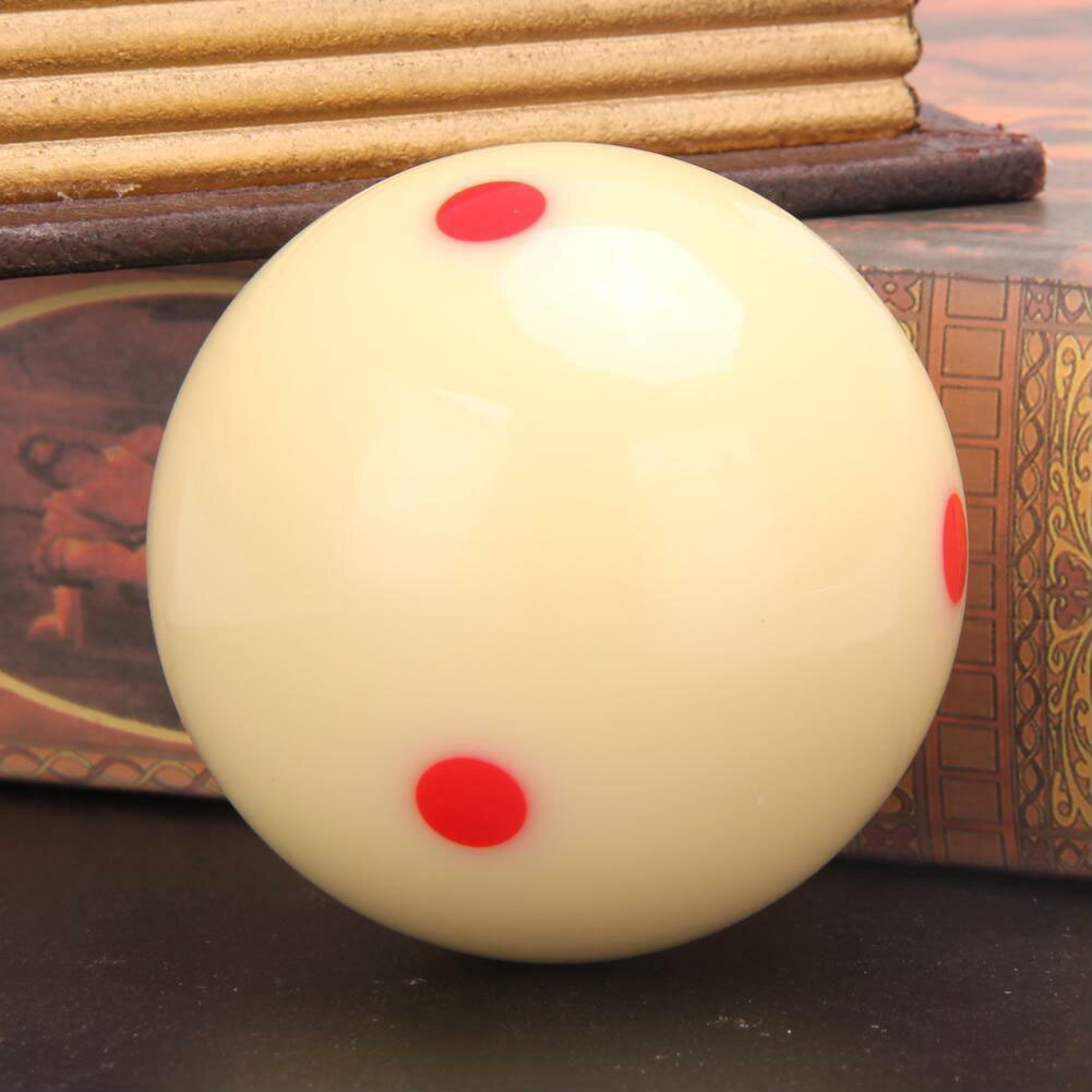 2-1/4 "Sport Harz drinnen Spiel Billard Schwimmbad Praxis Verordnung Größe rot Punkte Ersatz Tisch Warteschlange Ball Werkzeug Mini Ausbildung
