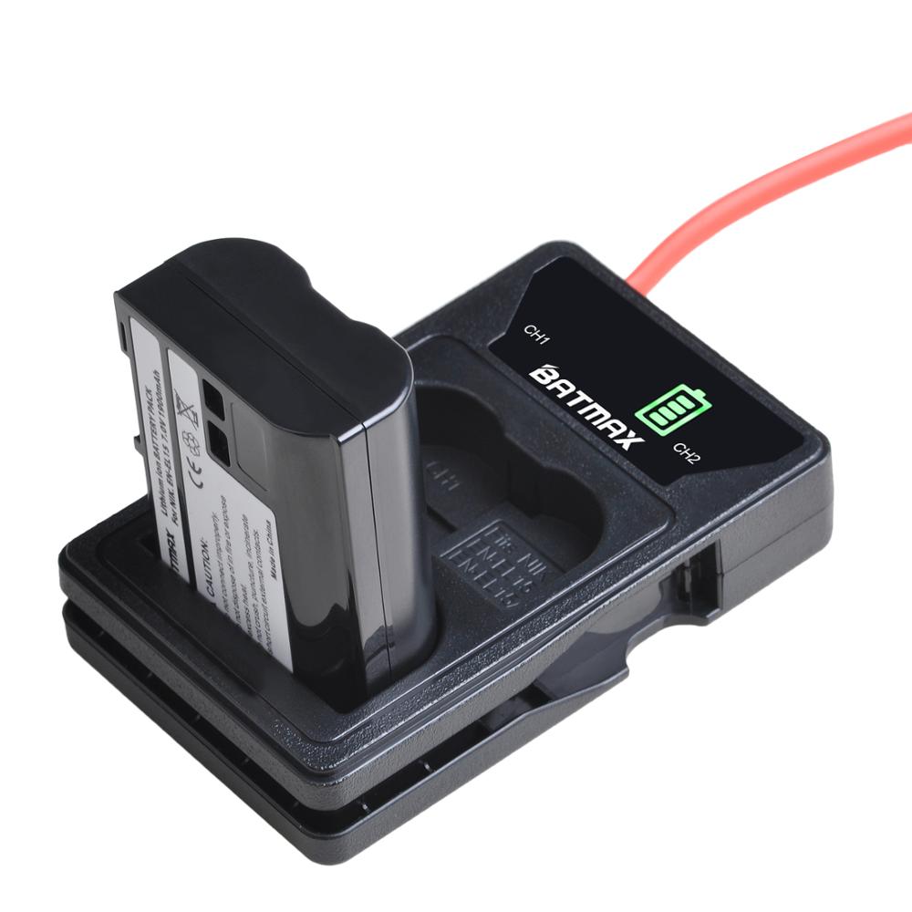 4X EN EL15 EN-EL15A ENEL15 EN-EL15 Batterie + LED USB Ladegerät für Nikon D500 D600 D610 D750 D7000 D7100 D7200 d800 D800E D810