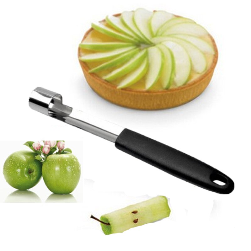 Roestvrijstalen twist fruit groente kern ontpitter snijder appel ontpitter peer ontpitter snijder keukengadgets gereedschap gemakkelijk te gebruiken