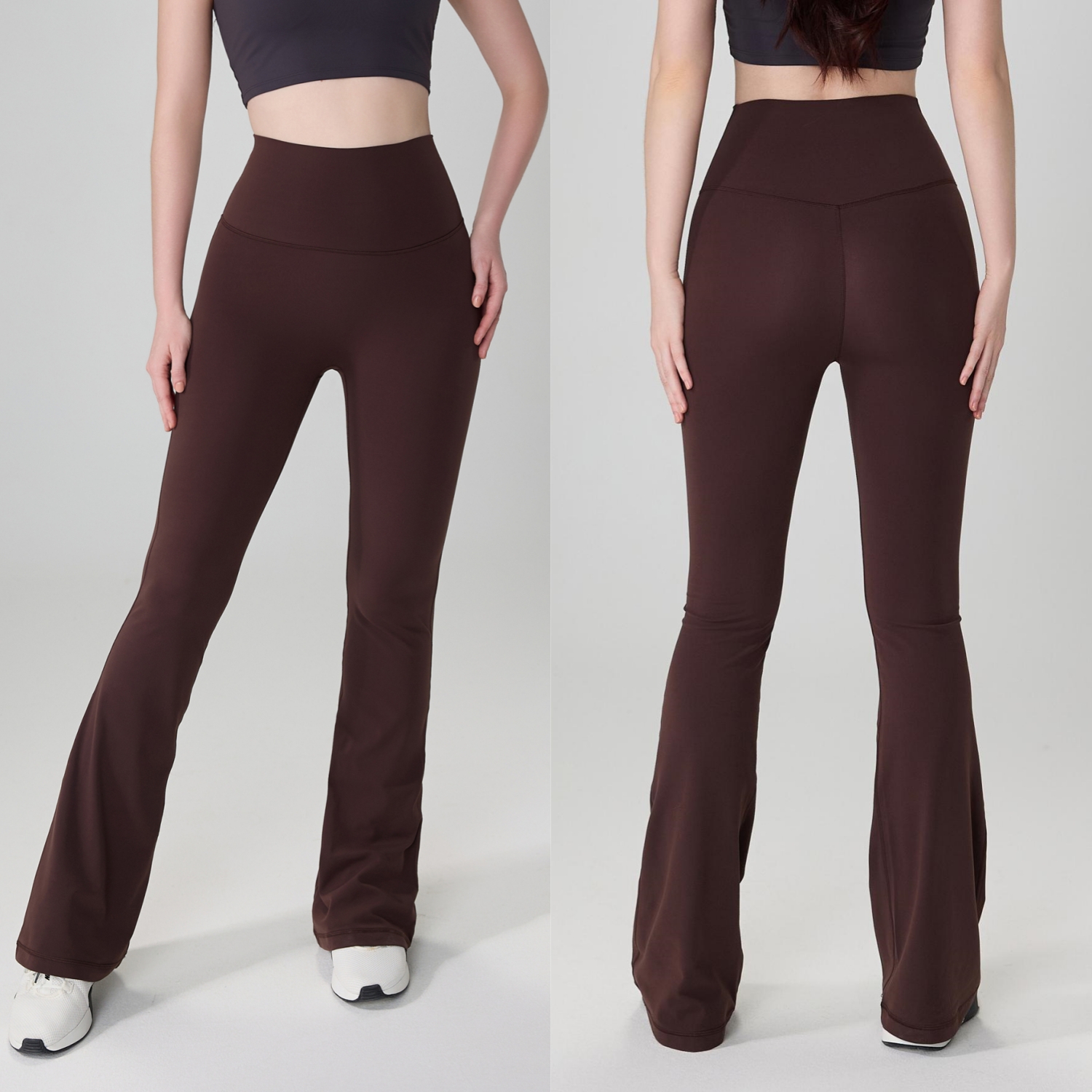 Hohe Taille aufflackern Gamaschen Frauen Freies Größe Yoga Hosen Hohe Taille Breite Bein Hosen Frauen Fitnessstudio Sport Ausgestellte Schlauch tanz Hosen