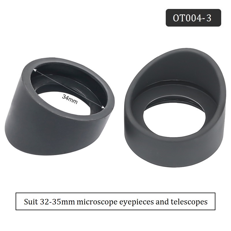 Okular-Augenmuscheln, Kappen, ein Paar Gummi-Ferngläser, Augenschützer, Stereomikroskop-Teile, Teleskope, Augenmuscheln, Innendurchmesser 29–36 mm