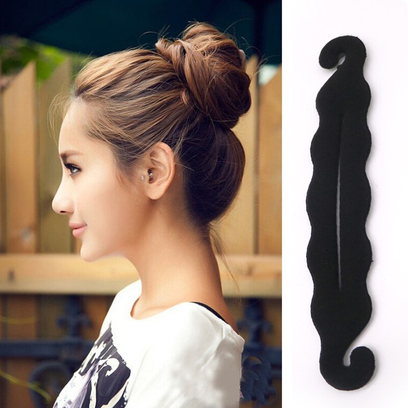 1pcs Vrouwen Magic Foam Sponge Hairdisk Haar Apparaat Donut Quick Messy Bun Opgestoken Haar Clip Haaraccessoires Styling gereedschap