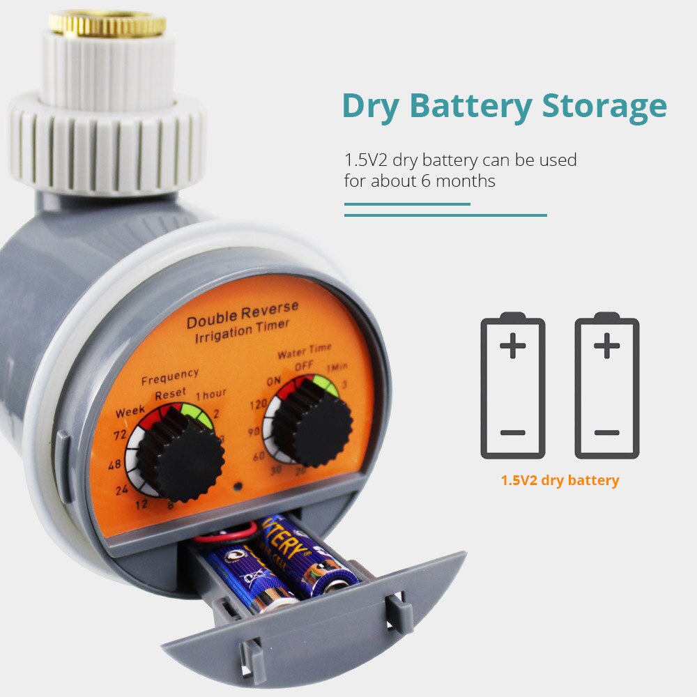 Garden Watering Timer Water Pressure Regulator Irrigation Controller System With Battery Use To DN15 And DN20 Female Thread