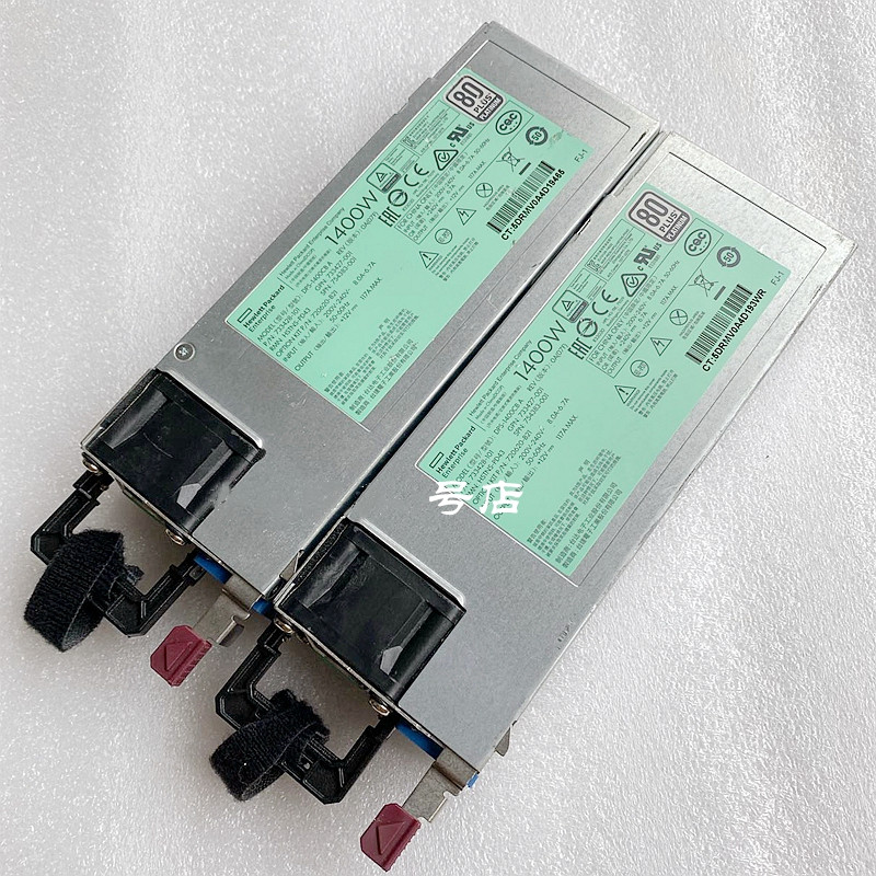 1pc 1400W Power Supply 720620-B21 733427-001 754383-001 733428-001 For HP DL380 DL 360 DL388 G9 HSTNS-PD43 DPS-1400CB