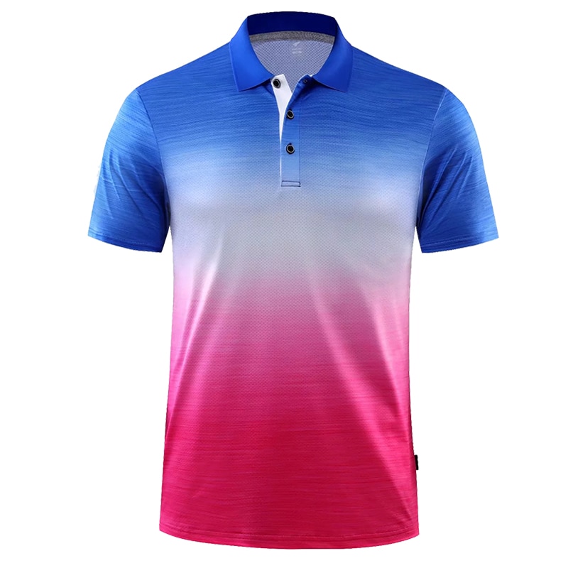 Golftröjor för män röd gul snabbtorkande sportträning kortärmad sportkläder dam golfkläder t-shirt för golf