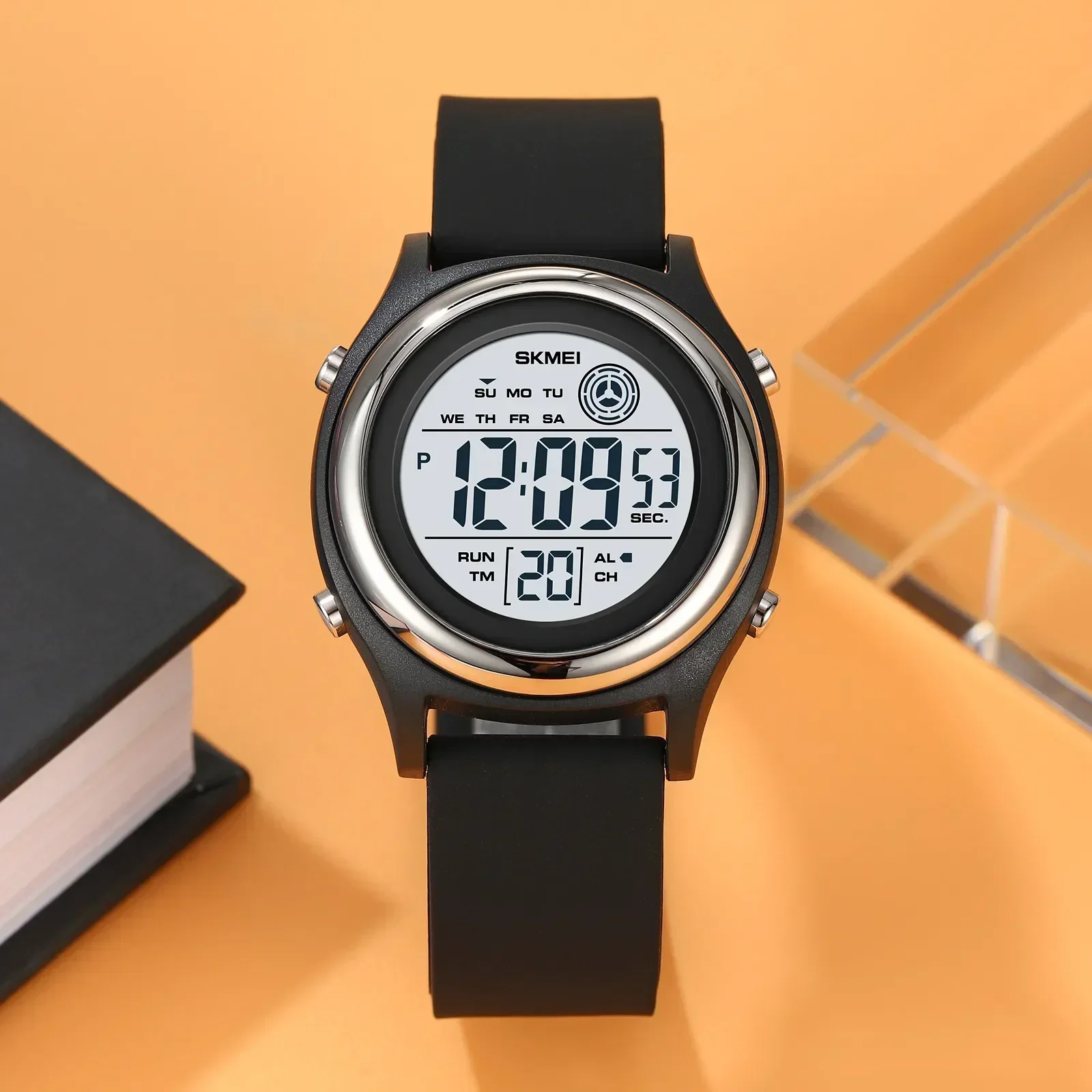 Skmei luxe waterdichte schokbestendige sport countdown horloges dames digitale polshorloge voor vrouwen stopwatch lady girl relojes 2094