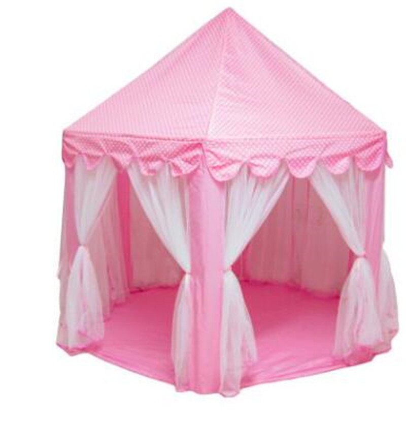 Play House Game Tent Toys Ball Pit Pool Portable Foldable Princess Folding Tent Castle Tents Toy For Kids Children Girl: A