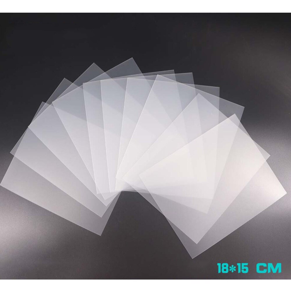 12pcs 3D Blank Stencil Template Stencil Sheets PVC Material Transparent Stencils for Cricut Silhouette Machines