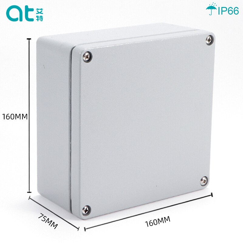 Aluminum IP66 Outdoor Waterproof Electrical Enclosure Cable Junction Box Wire Connection Box Die casting Metal Enclosure Case