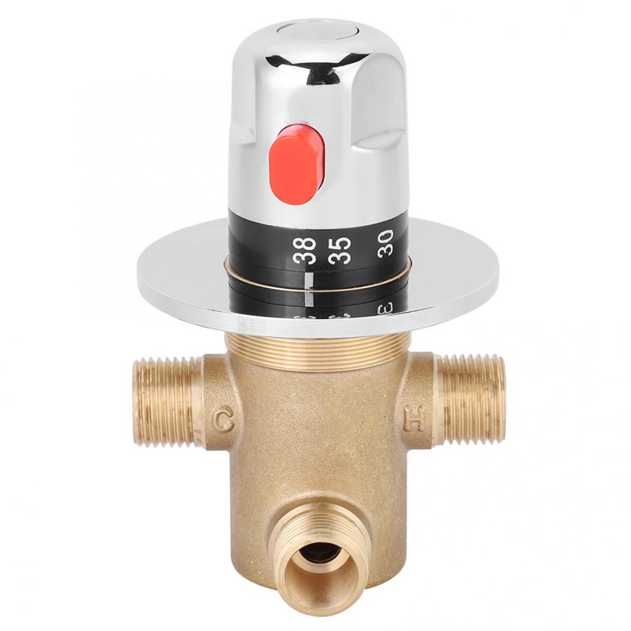Douche Thermostaatkraan 3 Way Messing Thermostatische Mengkraan Kraan Temperatuur Mixer Regelklep Boiler Onderdelen