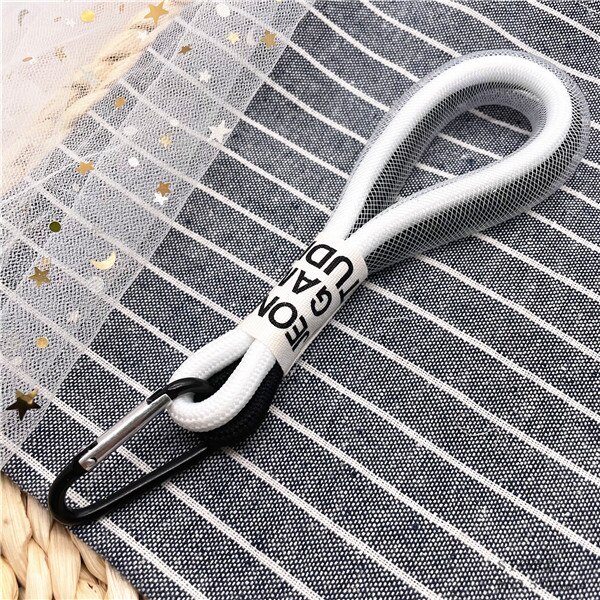 INS Cute Fluorescence Color Lanyard Phone Case For IPhone Multi Function Mobile Phone Lanyard Strap Keys Backpack Short Rope: 005