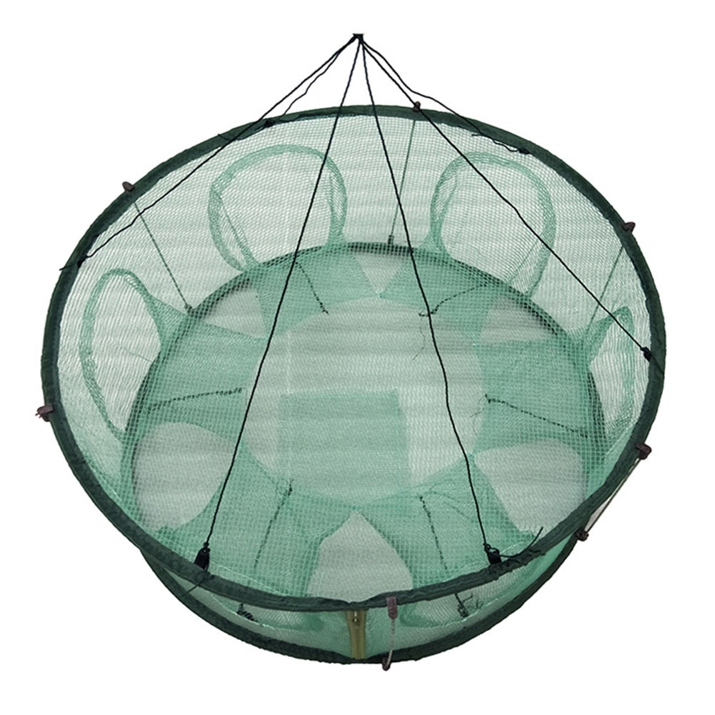 Trampa de red de pesca automática forma redonda duradera abierta para cangrejo langosta YS-BUY: 70cm