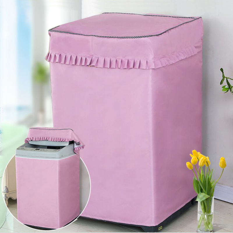 Oxford cloth coated with silver for full-automatic washing machine waterproof sunscreen wave wheel washing machine cover