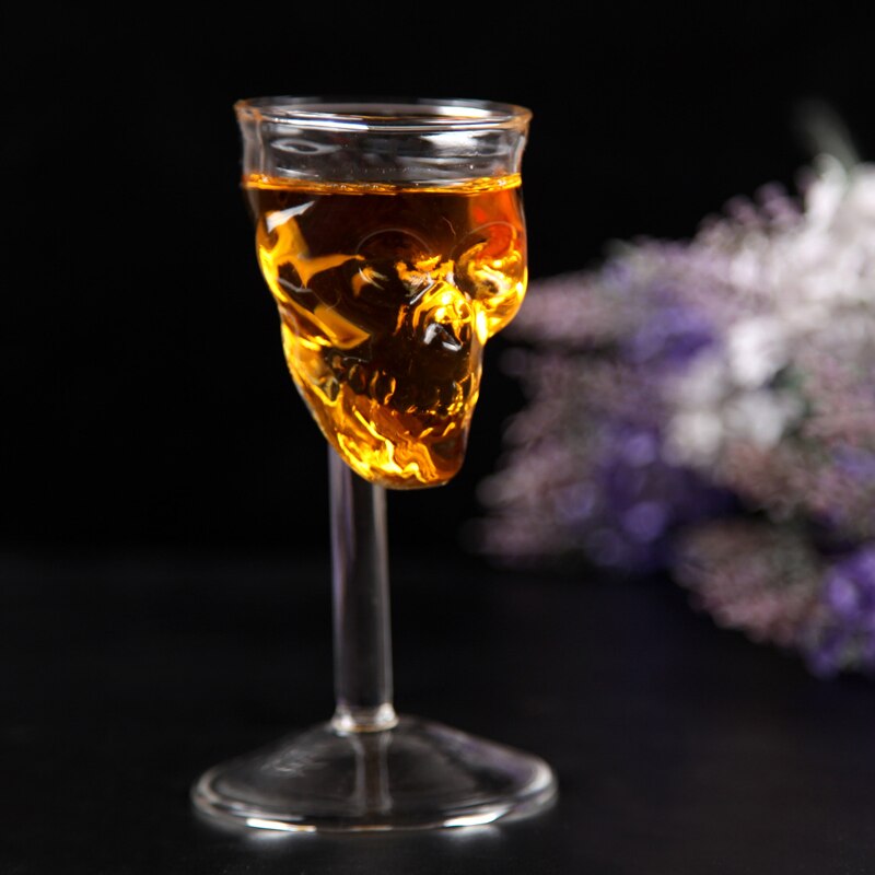 Skandinavisk stil glas højt glas kranium glas øko glas whisky vinglas kranium cocktailglas  b20036