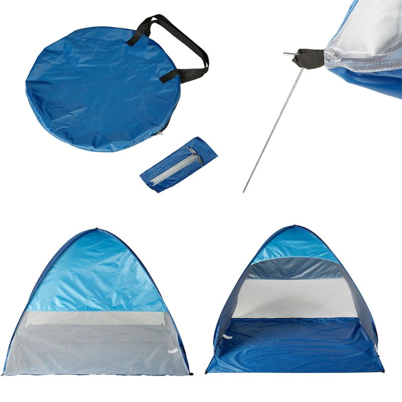 N0ha verbesserte strandzelte, uv-schutz, wasserdicht, leicht, strandsonnensegel, cabana-strandzelte für 2-3 personen