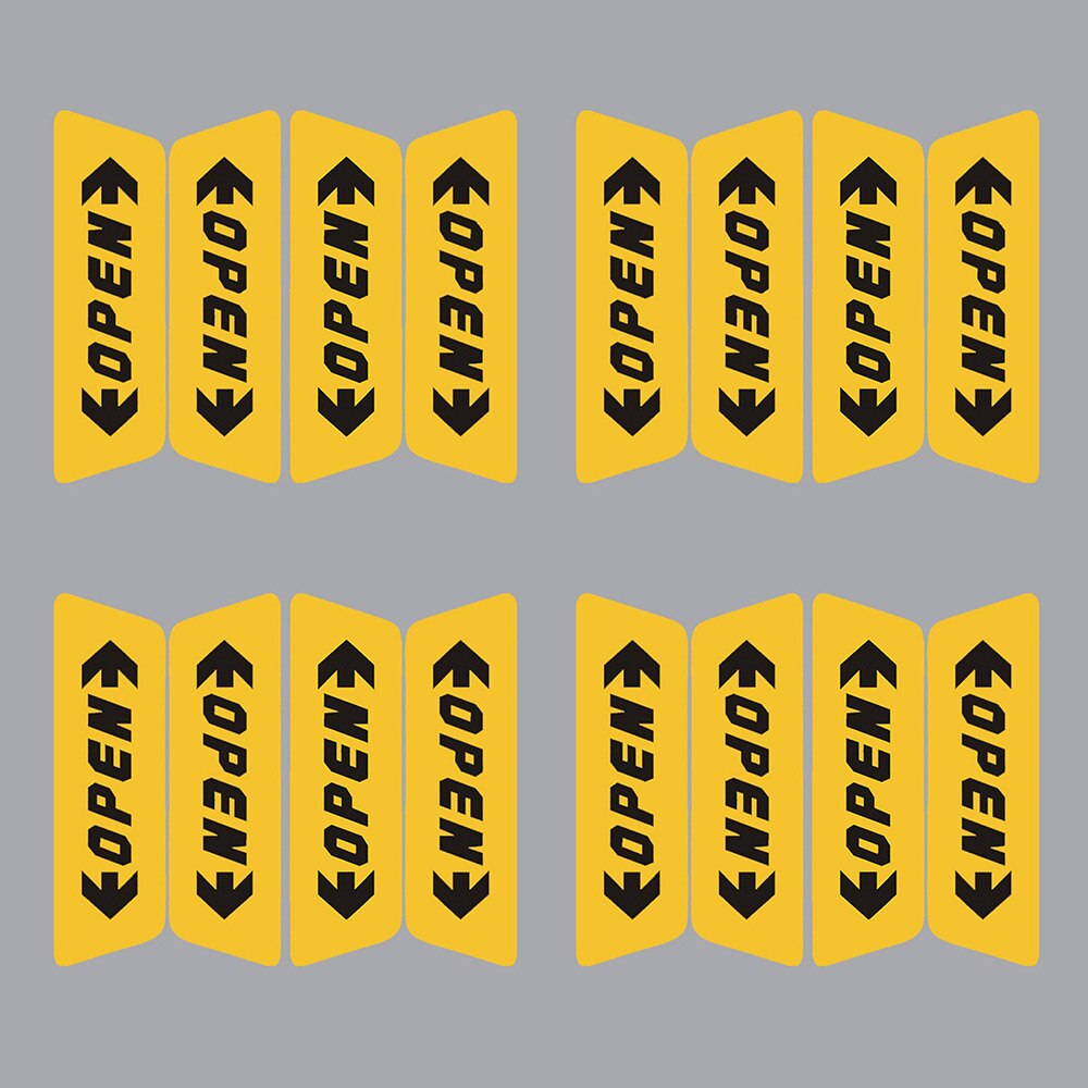 4Pcs Car Door Opening Reflective Sticker Safety Warning Sticker Auto Accessories Reflective Material Warning Tape For Car Safety: 20pcs